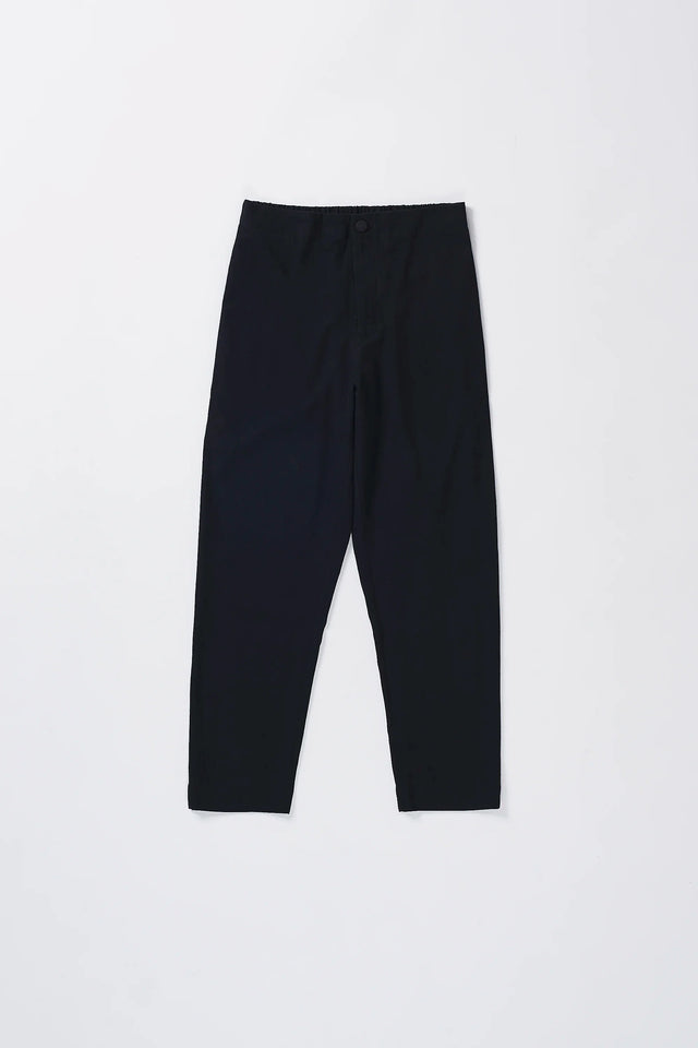 Tapered Fit Trousers in Black