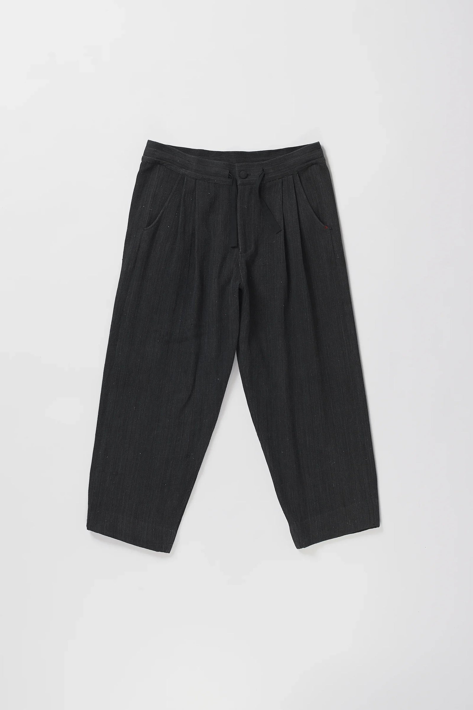 Handspun Cotton Denim Pant in Midnight Indigo