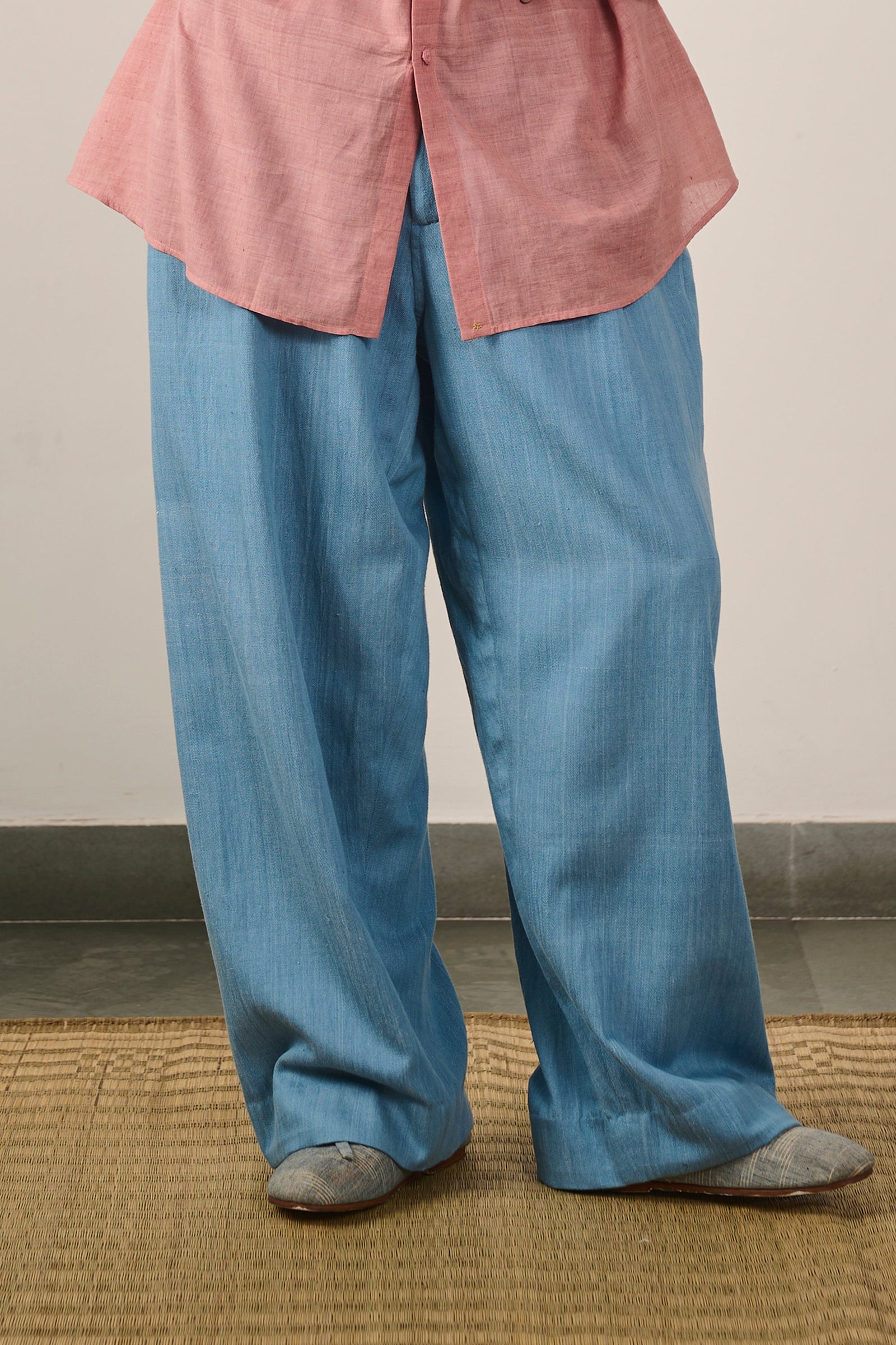 Sky Denim Comfort Trousers