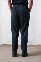 Midnight Indigo Washed Effect Denim Trousers