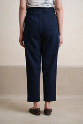 Denim Tapered Trousers