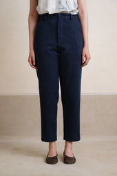 Denim Tapered Trousers