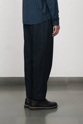 Midnight Indigo Mid Rise Denim Trousers