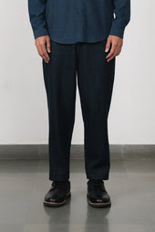 Midnight Indigo Mid Rise Denim Trousers