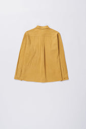 Yellow Cotton Unisex Shirt