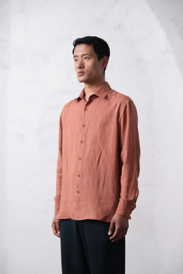 Orange Rust Lovers Relaxed Shirt