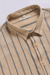 Camel Yarn Dyed Lovers Shirt