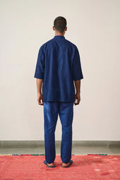 Cotton Kimono Half Sleeve Shirt