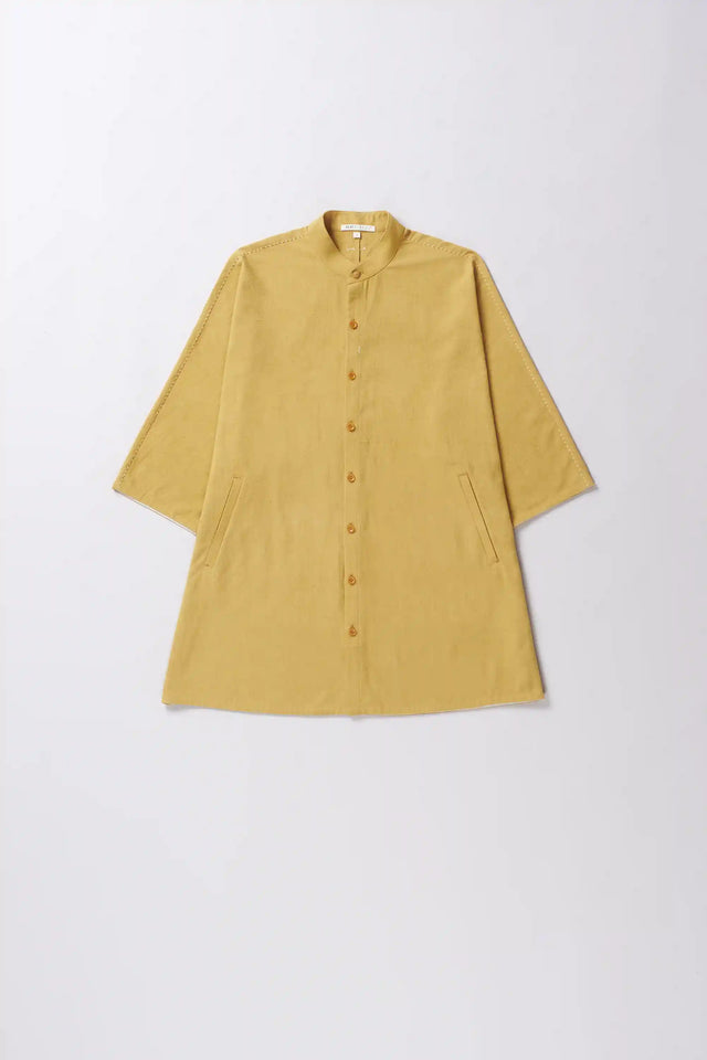 Ochre Yellow Relaxed Macca Shirt