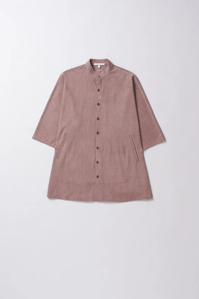 Old Rose Relaxed Macca Shirt