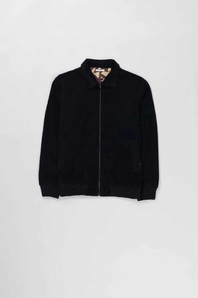 Corduroy Bomber Jacket Black