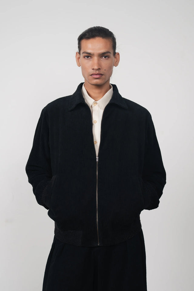Black Bomber Jacket