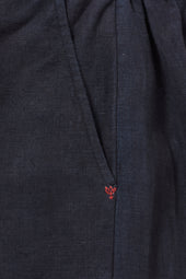Linen Straight Fit Trousers