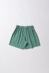 Turf Green Summer Shorts with Drawstring