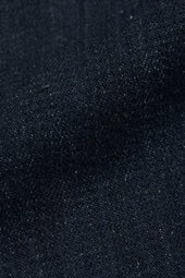 Midnight Indigo Denim Pleated Trousers