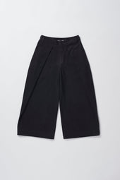 Overlap Pleated Trousers In