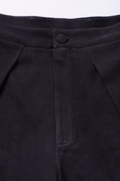 Overlap Pleated Trousers In