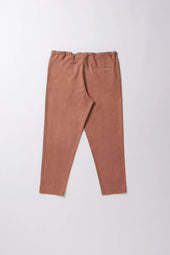 Rust Tapered Trouser With Drawstring