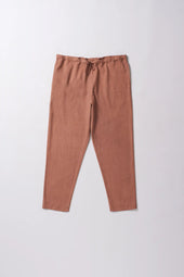 Orange Rust Tapered Trouser with Drawstring