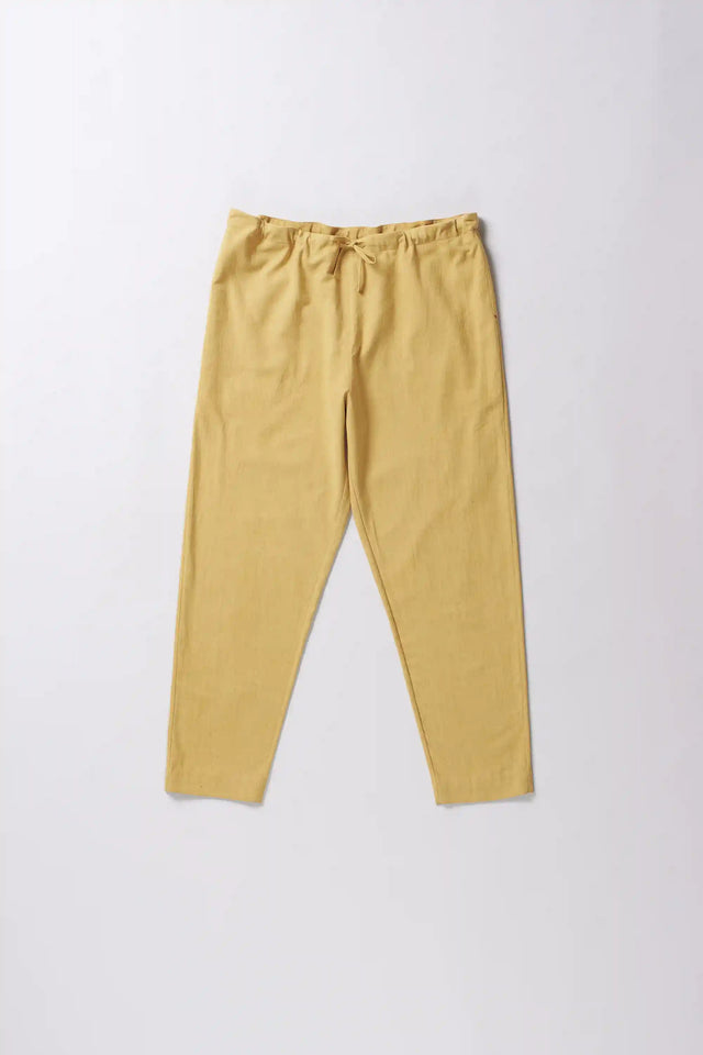 Ochre Yellow Adjustable Trousers