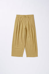 Flaxen Pleated Trousers