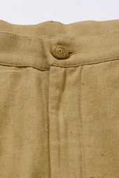 Flaxen Pleated Trousers