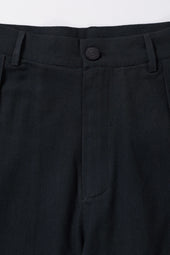 Cotton Pleated Trousers