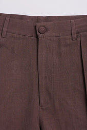 Burnt Umber Wide Trousers