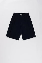 Pleated Corduroy Shorts