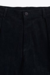 Pleated Corduroy Shorts