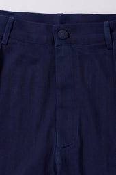 Pleated Denim Shorts