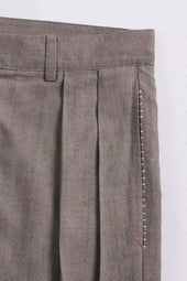 Ash Grey Relaxed Shorts