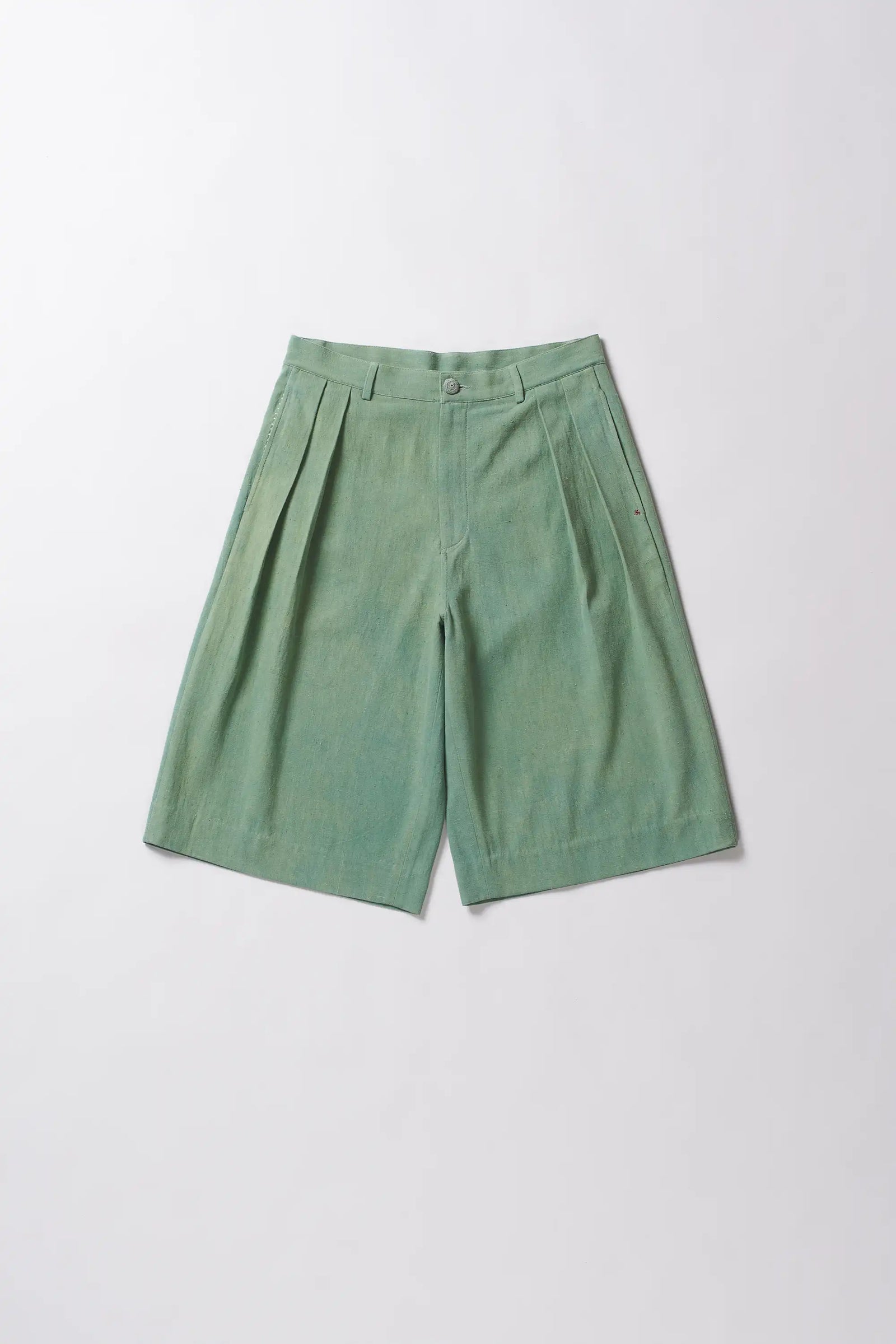 Turf Green Relaxed Shorts