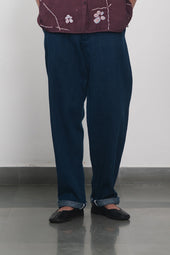 Handspun Cotton Denim Pant In