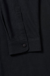 Black Band Collar Shirt