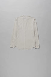 Ecru Band Collar Shirt