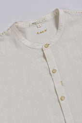 Band Collar Shirt In