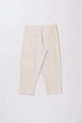 Off White Organic Cotton Wide Leg Trouser