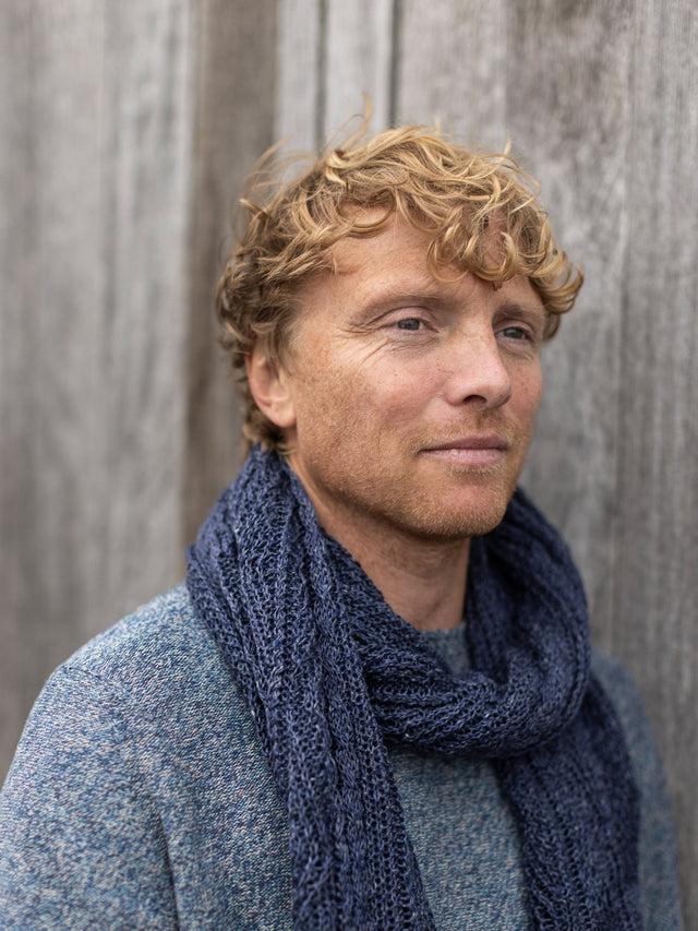 Patented Aran Linen Scarf