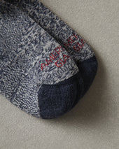 Crew Socks - Marl Navy