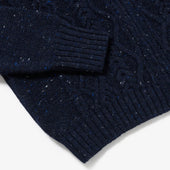Cashmere Aran Zip Jacket