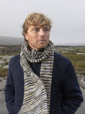 Cashmere Varied Stripe Scarf