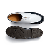 Derby Golf [Men White & Navy boxcalf]