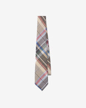 Linen Plaid Tie