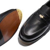 180 Loafer Anniversary Edition [Men Black boxcalf with a glass-ball finish]