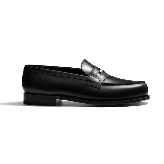 180 Loafer Anniversary Edition [Men Black boxcalf with a glass-ball finish]
