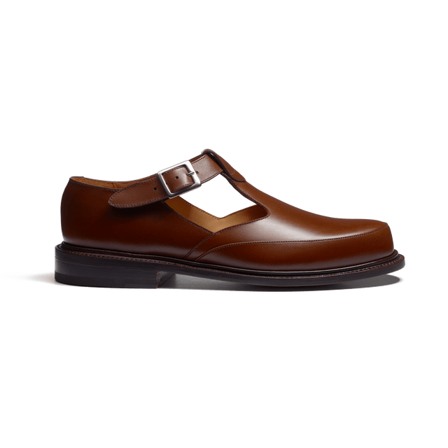 Sandale Salomé [Men Tan soft calfskin]