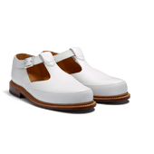 Sandale Salomé [Men White soft calfskin]
