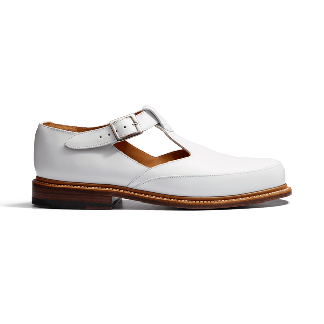 Sandale Salomé [Men White soft calfskin]
