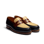 180 Loafer [Men Initial navy & coco & etrusco boxcalf]